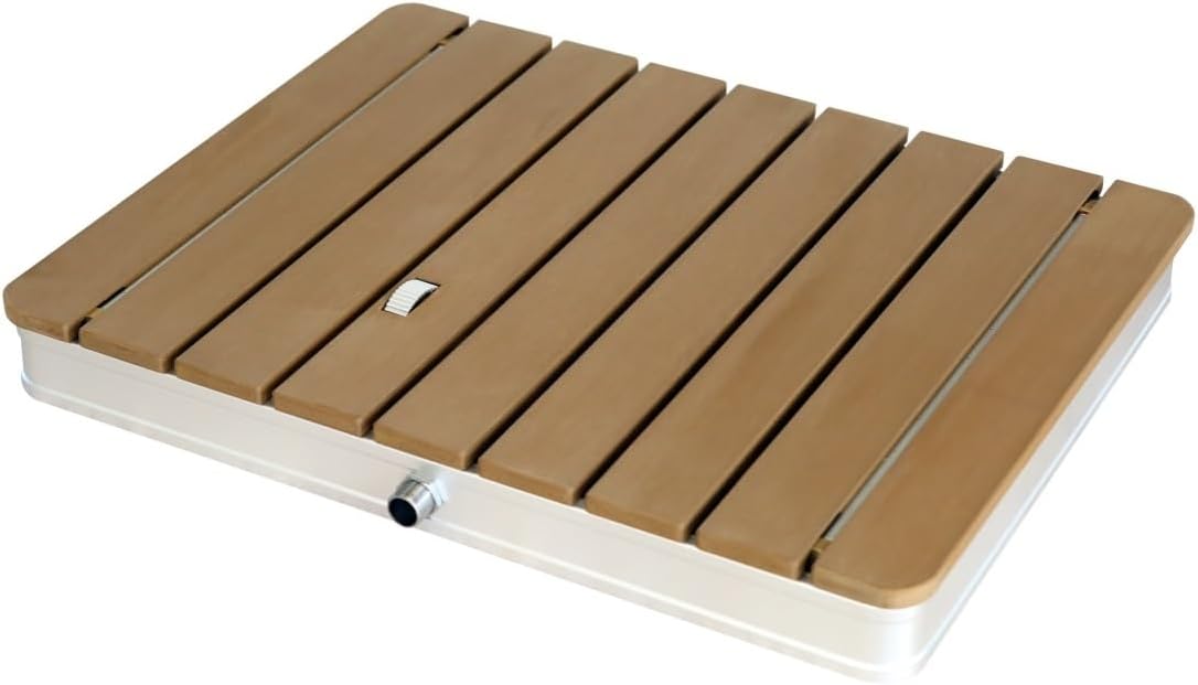 Portable Garden Camping Pool Sauna Shower Outdoor Shower Tray Sprinkler for Showering and Water Play (Square Shower Panel)