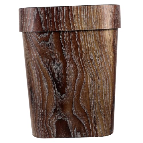 Caneca de basura rectangular de plástico MAGICLULU 12L miniatura 1