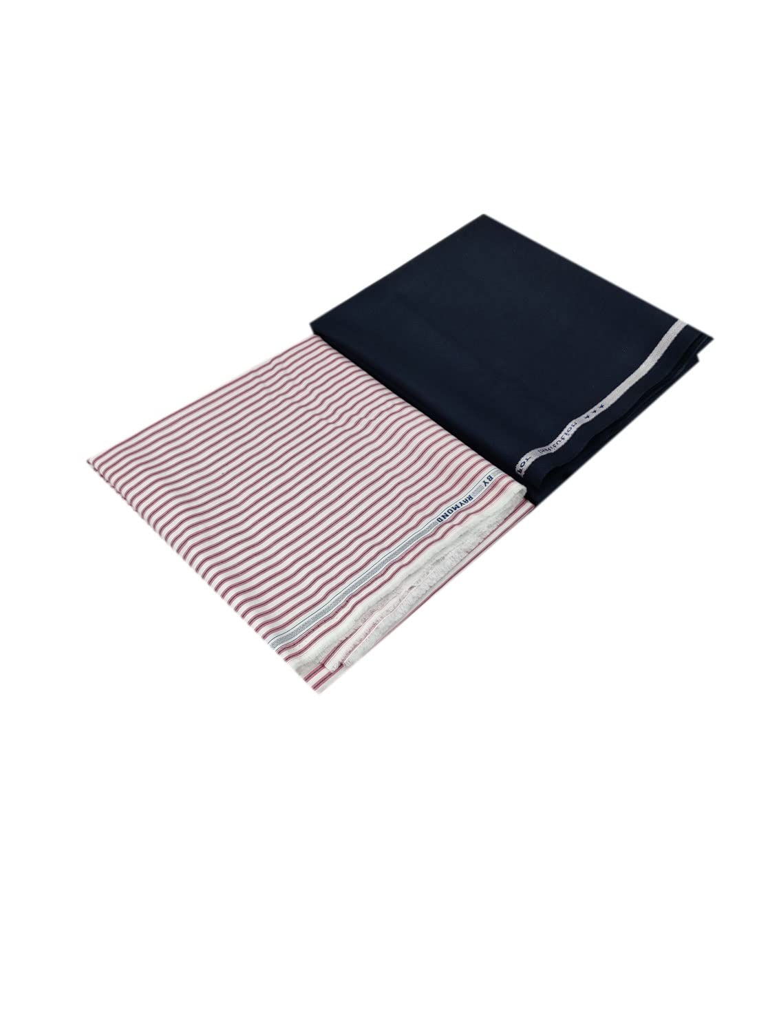 Men's Cotton Shirt and Trouser Unstitched Fabric Set - Gift Pack (Multicolour_Free Size) 8003