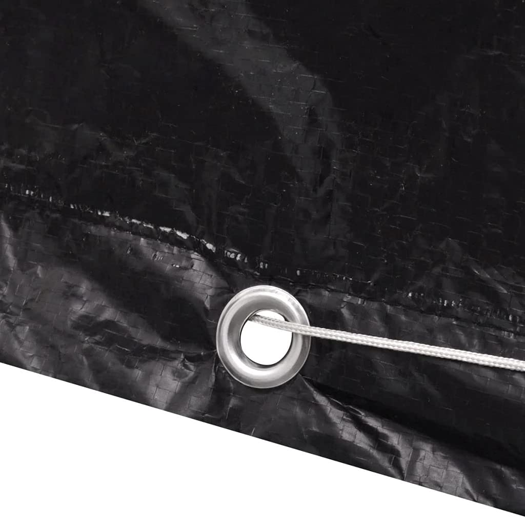 vidaXL Copertura per mobili da giardino per 4 persone, impermeabile, 8 occhielli, 180 x 139 cm