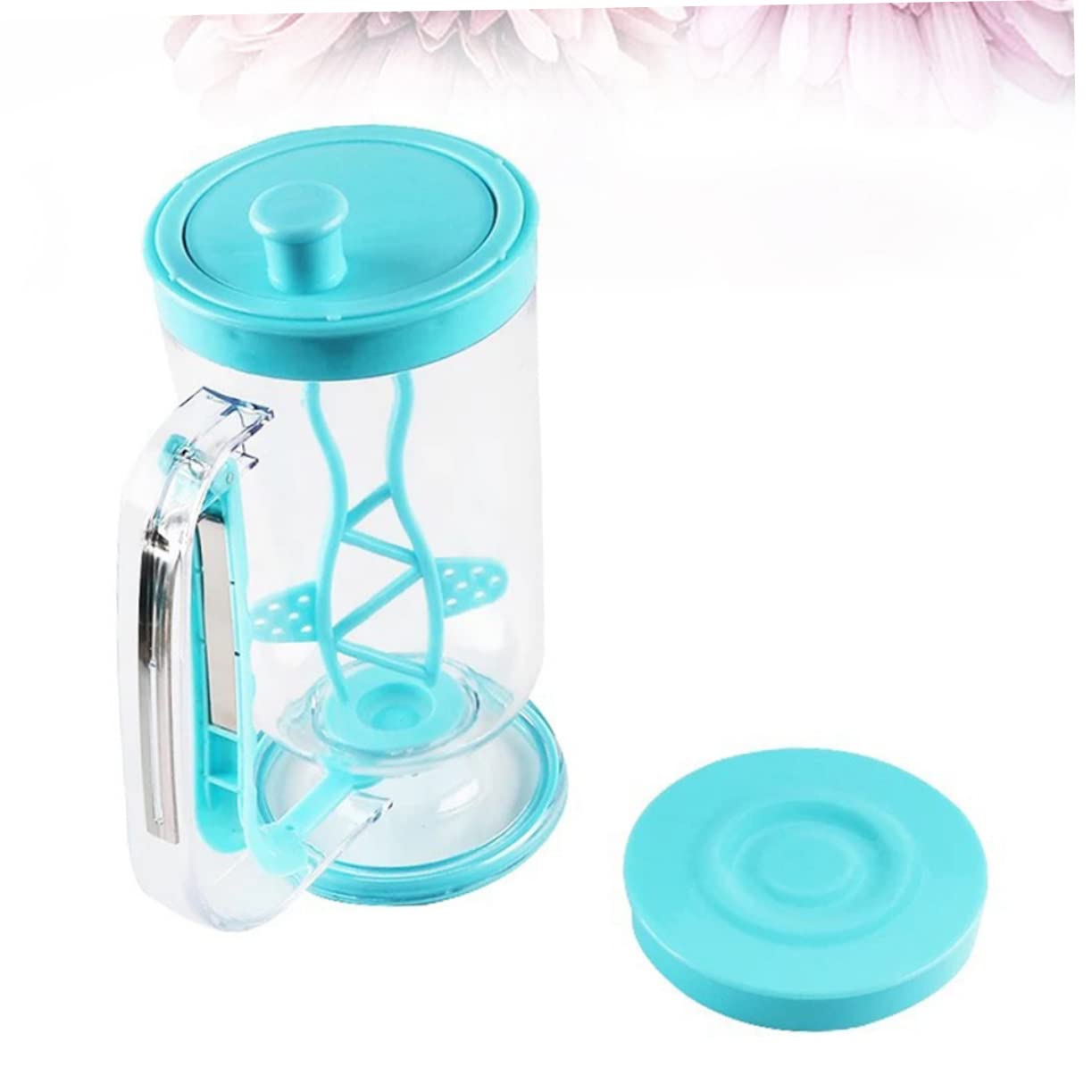 Housoutil Handheld Batter Funnel Measuring Cup Baking Tool for Pancake Cupcake Cake Easy Clean Sturdy Plastic Dispenser