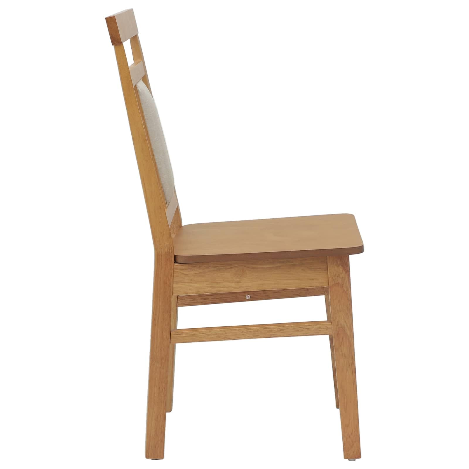 Lite drewno kauczukowe Vintage Styl Jadalniany 36 x 44 5 x 91 5 cm Brązowy