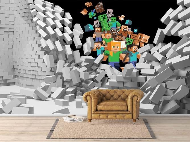 IartforYou 3D Damaged Wall Cartoon Murals SelfAdhesive Wall Stickers for Kid’s