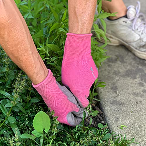 Image of Wells Lamont Gardening Gloves for Women - Breathable Polyester, Seamless Fit - PU-Coated Palm for Grip & Durability