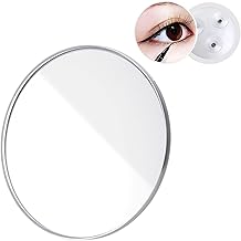 20X Magnification Mirror, Magnifying Suction Cup, 20X Detail Magnifier, Portable Round Mirror, Magnifying Travel Mirror, Makeup Mirror with Magnification for Makeup or Shaving (6" Round)