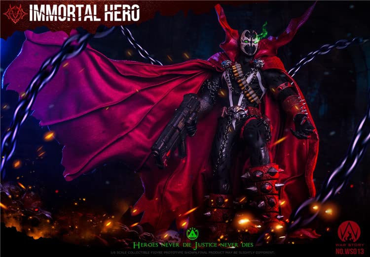 Amazon.co.jp: WAR STORY 1/6 スポーン IMMORTAL HERO 高さは44センチ 