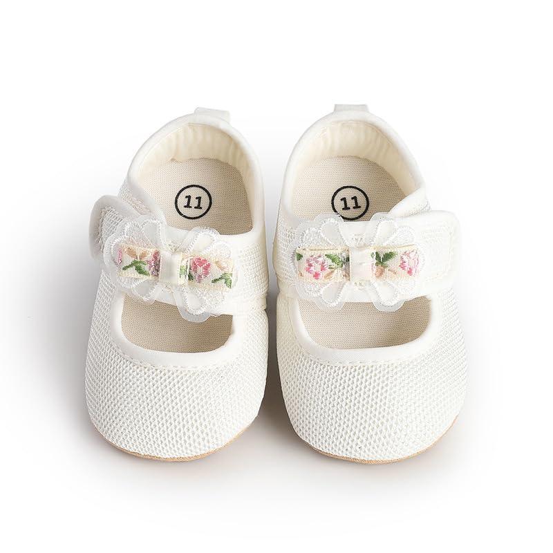 Baby Girls Mary Jane Flats Anti-Slip Soft Rubber Sole Toddler Princess Dress Shoes3