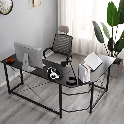 Soges Scrivania a forma di L Scrivania per