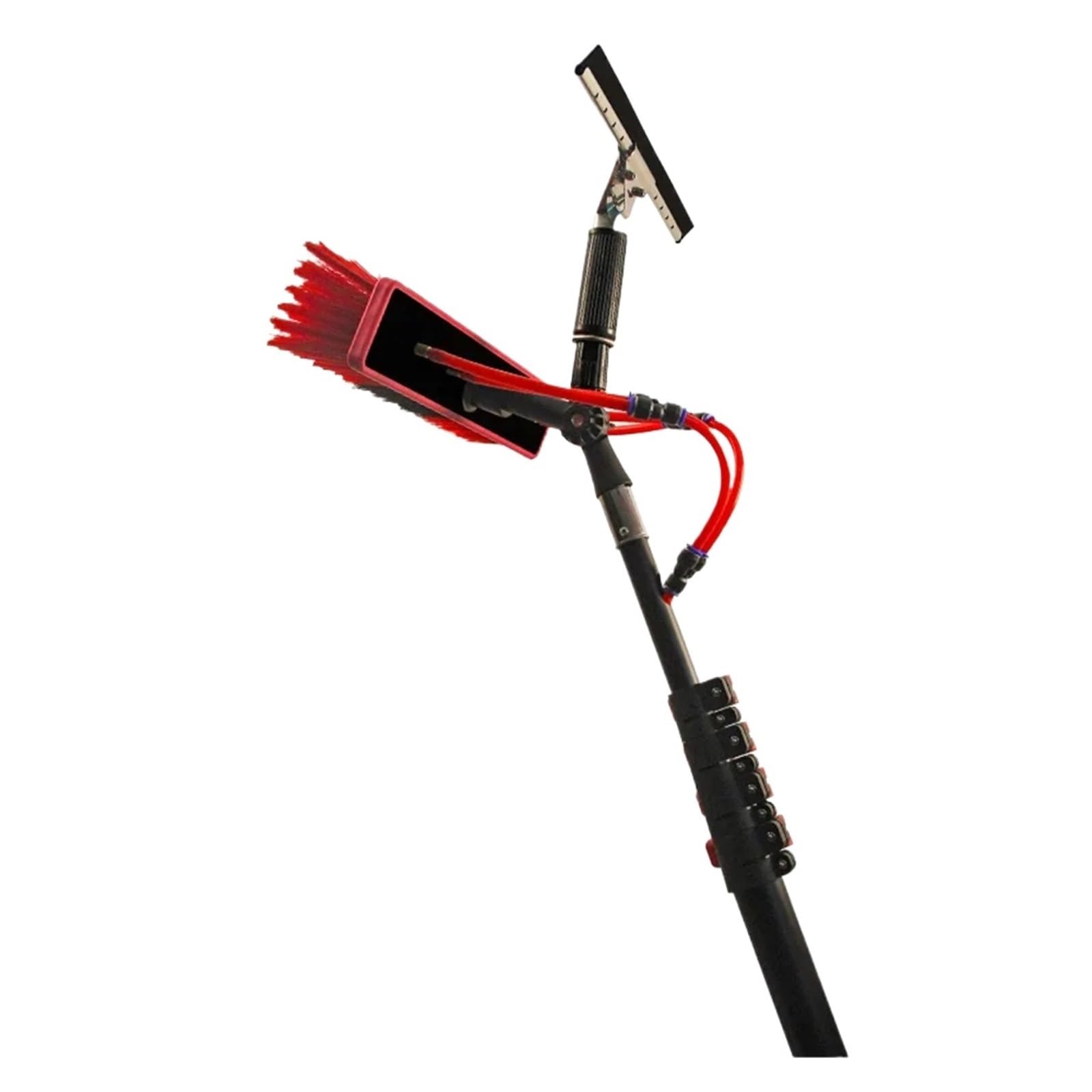 Cleaning Pole Photovoltaic Panel Cleaning Tools, S Curtain Wall Extension Telescopic Rod Window Cleaner Equipment