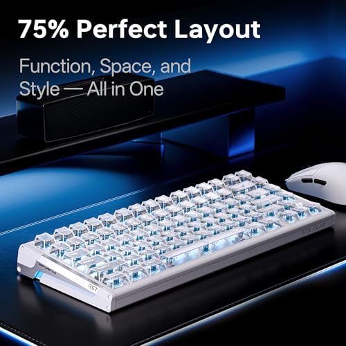 Image of ATK RS7 V2 75% Aluminum Hall Effect Gaming Keyboard, 81-Key, Rapid Trigger 0.28 ms, TOP /Core-Flex Dual-Structure, Adjustable Magnetic Switches, Esports (V2 /LEV Ultra /Black)