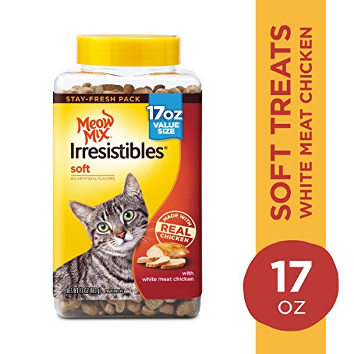 Meow Mix Irresistibles Soft Cat Treats with White Meat Chicken, 17 oz - Image 3