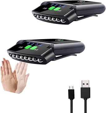 Amazon Co Jp Nex Co 充電式 キャップライト 帽子ライトクリップ 2個セット Led ヘッド ライト キャップ ライトモーションセンサー 明るい 0ルーメンusb充電 角度調整 バッテリーインジケーター ポータブル軽量防水 釣りライトウォーキングランニングジョギング用