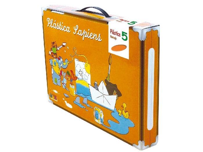 Portada de Plástica Naranja Sapiens 5º Primaria Ed 2016