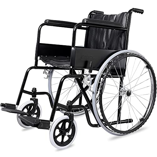 Entros Delux Spoke Wheelchair Selfpropelled Foldable Wheelchair for