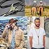 YSTJKD 2 StüCk Bolo Tie Cowboy Leder Rodeo Anhänger Bolo Tie Western Krawatten Schädel Western Cowboy Krawatte Leder Rodeo Anhänger für Damen und Herren(Pentagramm, Stierkopf) #5