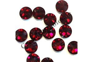 5mm Flat Back Swarovski Crystals: 144 pc Siam (208) 2088 Xirius 20ss