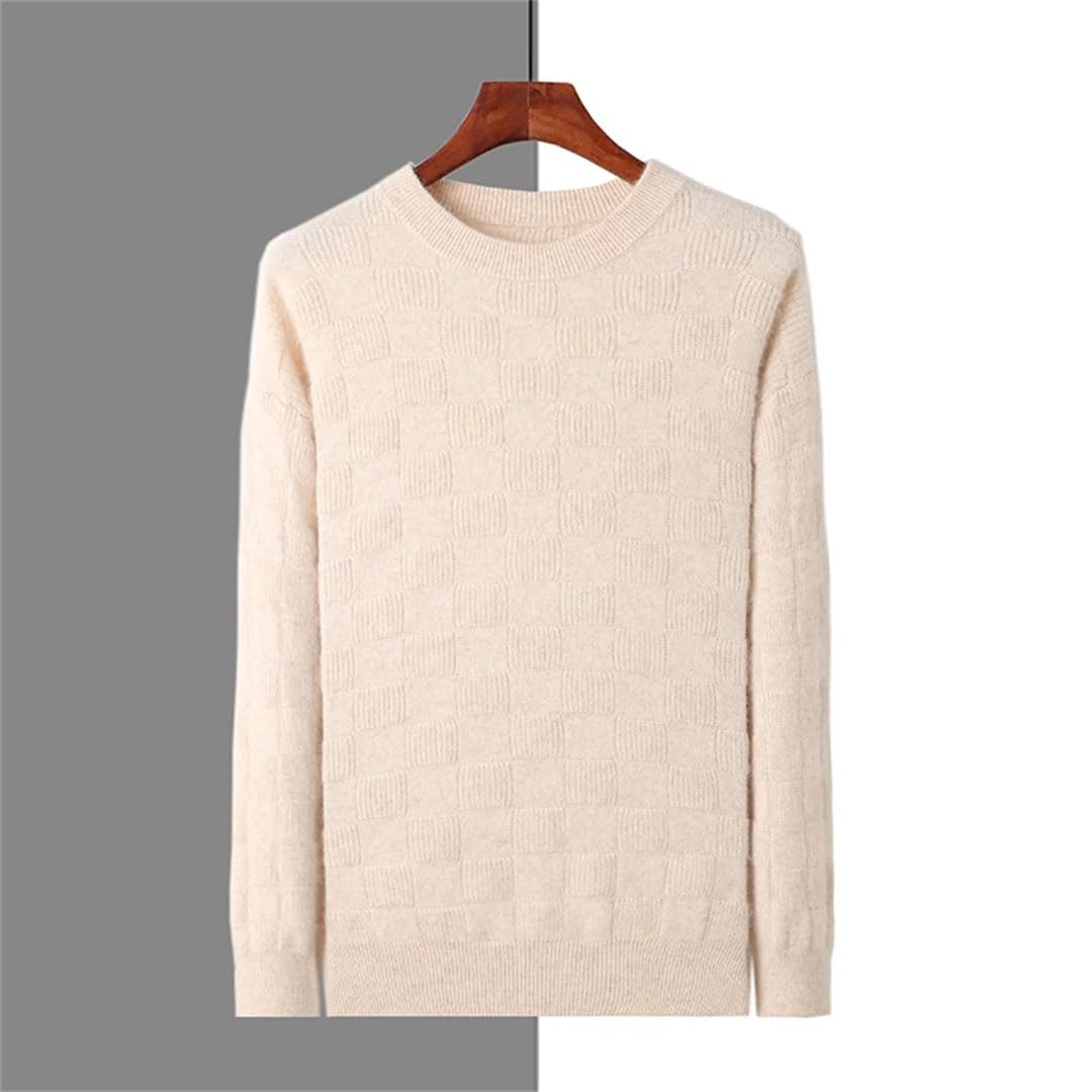 Maglione ricamato pullover lavorato a maglia da uomo