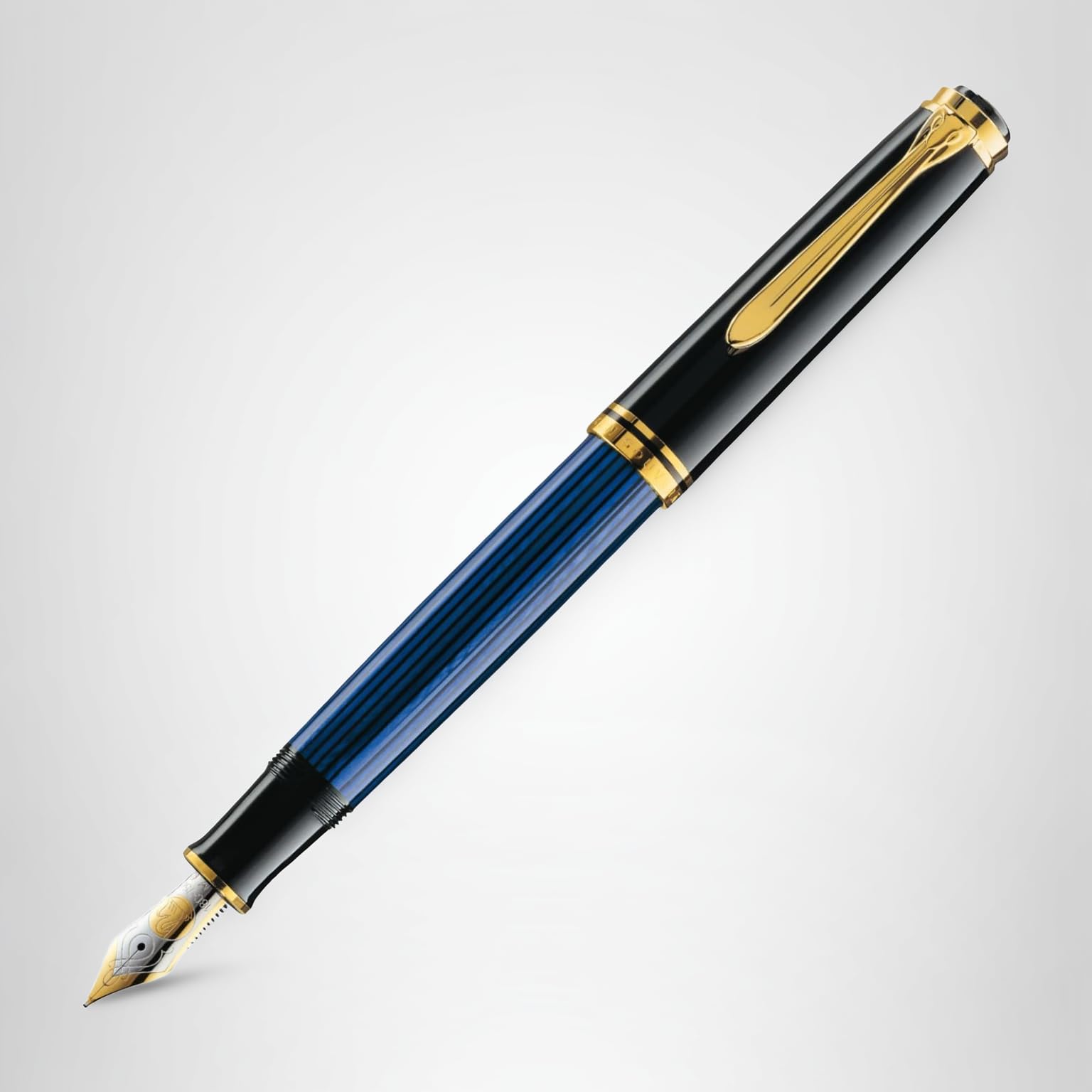 Amazon | Pelikan ペリカン 万年筆 F 細字 スーベレーン ブルー