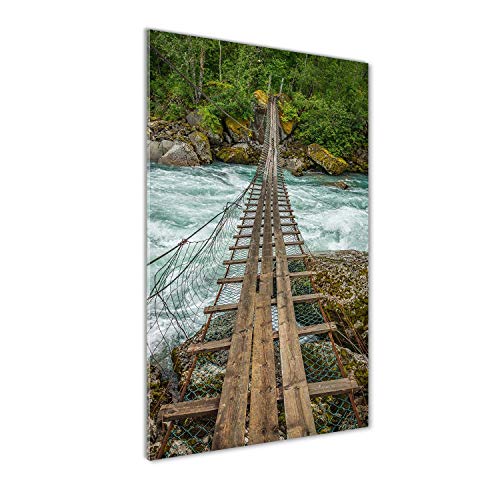 Impression sur verre acrylique haut de gamme 50x100 cm Tulup déco mural paysage brun - 2