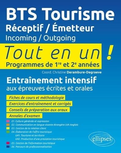 BTS Tourisme Réceptif/Emetteur: Tout en un ! Programmes de 1re et 2e années