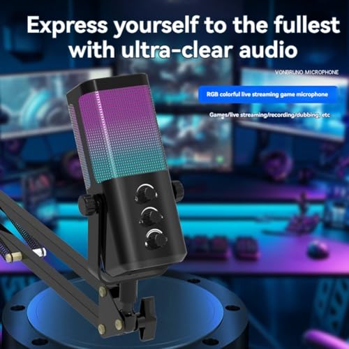 Microphone RVB USB-C : fini les bruits parasites en streaming