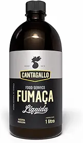 Fumaça Líquida CantaGallo 1L - Extrato Concentrado Sabor Defumado Linha Profissional