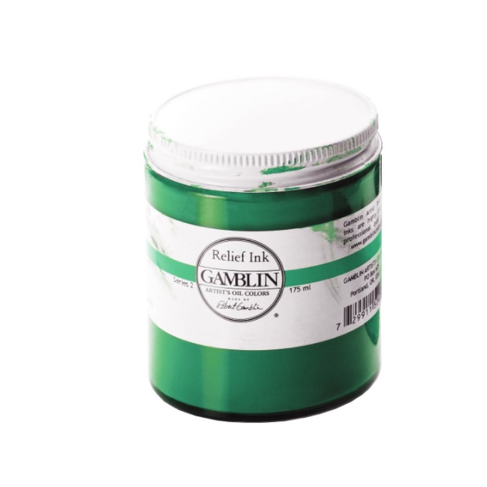 GamblinRELIEF INK 175ML PHTHALO GRN