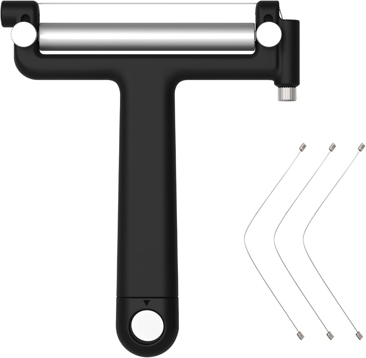 KITCHENDAO Adjustable Wire Cheese Slicer Cutter, 50 Stronger Wires