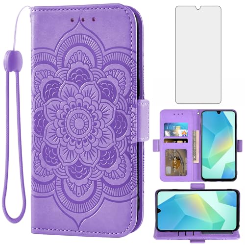 Étui portefeuille Samsung Galaxy A16 avec protège-écran coque antichoc A26 5G SM-A166U