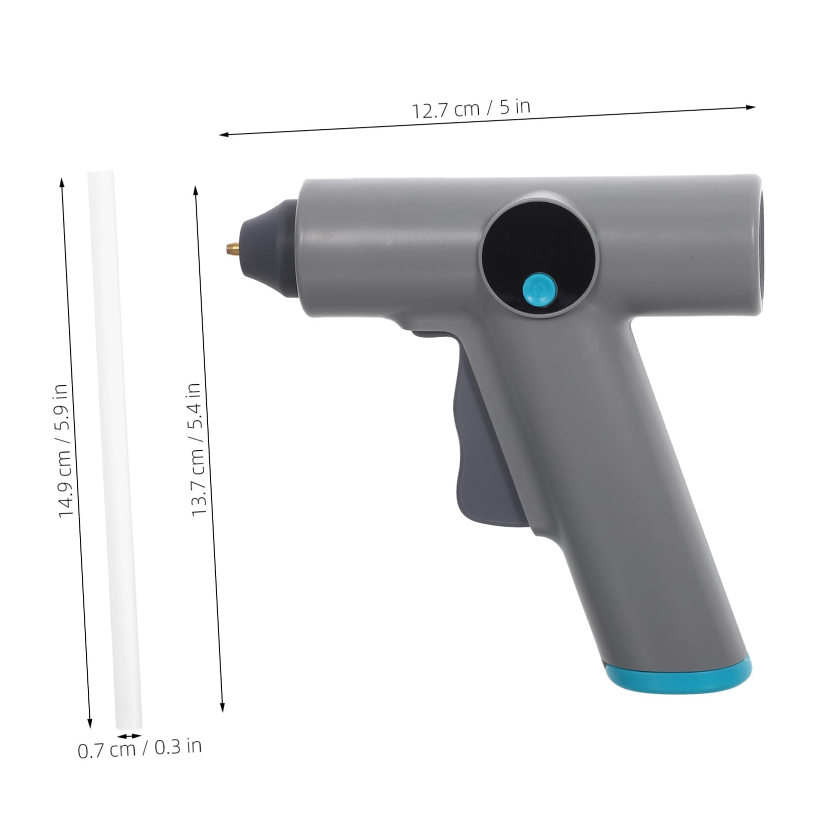 Pistola per Colla a Caldo Elettrica Digitale Ricaricabile