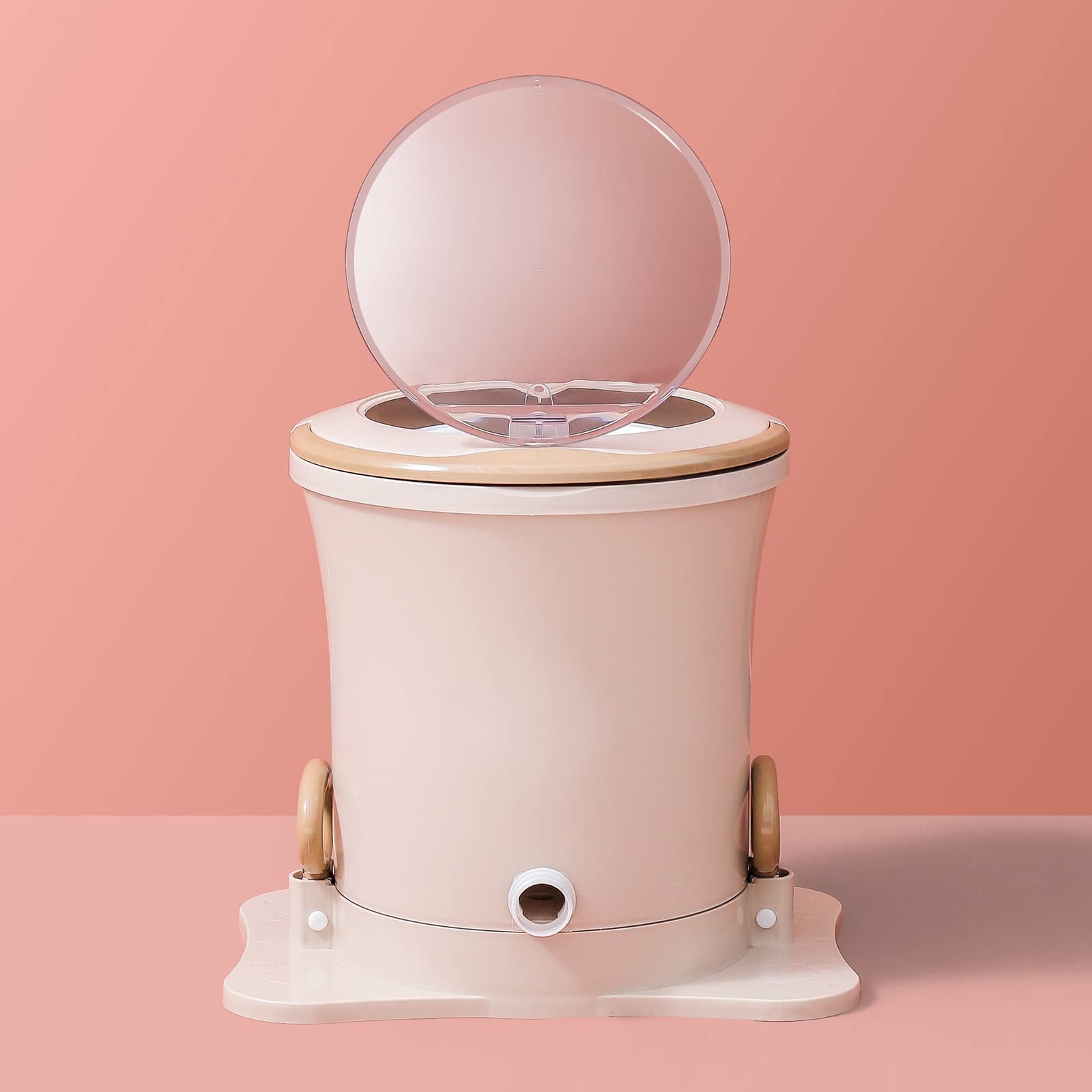 Mini essiccatore a manovella, Lavatrice Portatile a manovella ed essiccatore per Campeggio, dormitori - Mini asciugatrice Manuale Non elettrica per Appartamenti e Uso Domestico