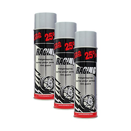 3X KWASNY 288 937 Auto-K Racing Felgenspray Silber 500ml