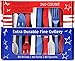 Nicole Home Collection Plastic Combo Box | Red/White/Blue | Pack of 240 Cutlery