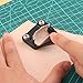 Metal Leather Skiver,Sharp Skiver with Comfortable Grip,Convenient Leather Working Tool with Three Skiver Blades for Leather Craft DIY,Leather Making,Leather Thinning