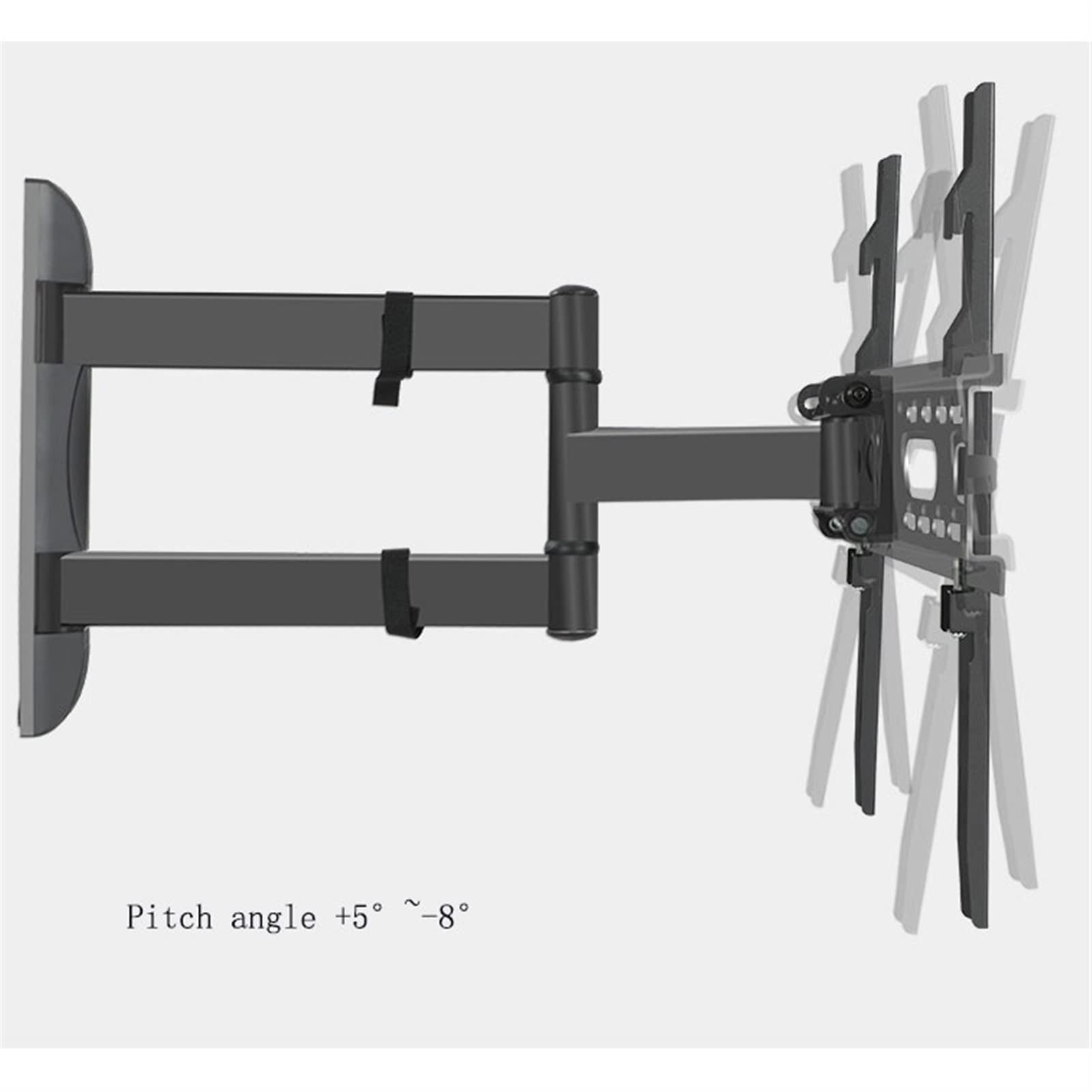 Base de Soporte para TV Ajustable, Soporte de Pared, Estante de Montaje para TV para televisores de 3255 Pulgadas, Soporte Giratorio Plegable para Pantalla LCD para el hogar, Sala de Estar y Oficina,