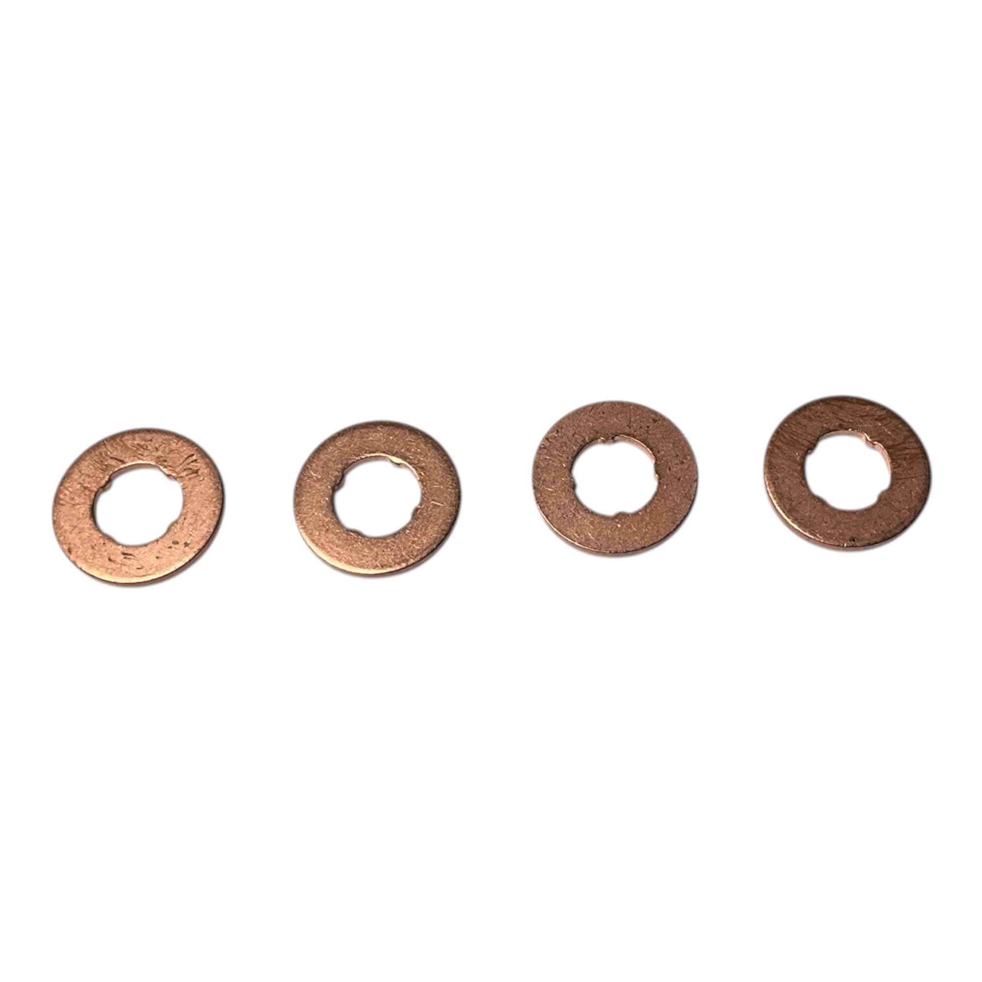 BMW Orignal anillo obturador OEM 13532247156 para Serie 1, 2, 3, 4, 5, 6, 7, 8, X1, X2, X3, X4, X5, X6, X7 Modelos compatibles: E81, E82, E87, E88, F20, F21, F40, F22, F23, F44, F45, F46,(4 UNIDADES)