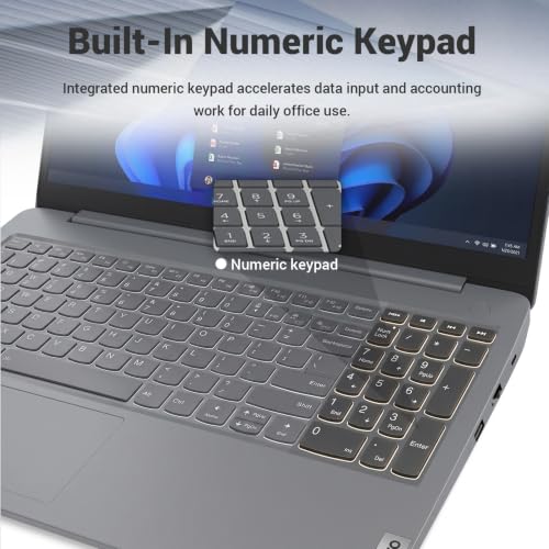 Image of Lenovo V15 Gen 6 15.6 inch FHD, AMD Ryzen 7 170 Laptop, 16GB RAM, 1TB SSD | HDMI, Type-C, Numeric Keypad, ethernet, Webcam w / Shutter, Wi-Fi 6, Windows 11 Pro, w / AI Copilot, Grey