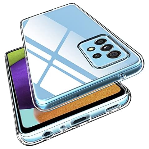 ykooe Phone Case for Samsung A52S, Samsung A52 Case, Soft TPU Crystal Clear Protection Case for Samsung Galaxy A52S 5G / A52 5G, Transparent Cover