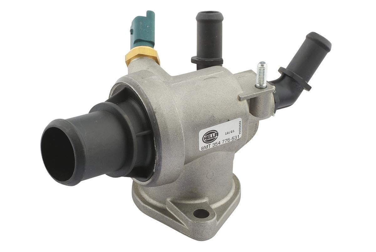 HELLA 8MT 354 776-531 Termostato, Refrigerante, Temp. apertura 88°C, con sensore temperatura, con guarnizione