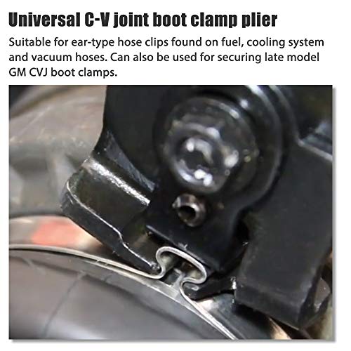 2Pcs Auto Cv Joint Boot Clamp Pliers Ear Boot Tie Pliers, Car Band Tool Kit, Automotive Hose Axle Plier For Ear Hose Clamps On Fuel, Cooling System, Vacuum Hose #TOP3