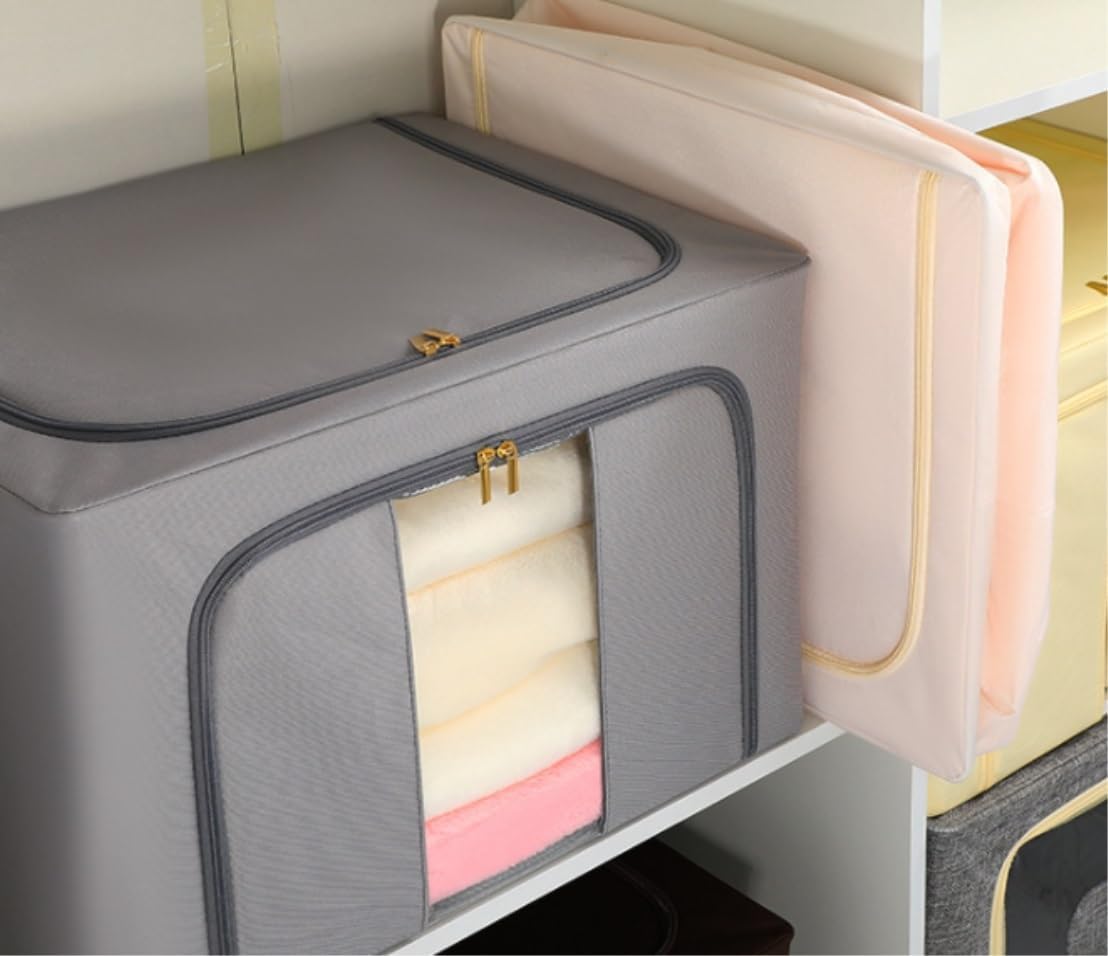 Storage Bins Storage Bag with Handle Foldable Thickness Storage Bag Organizer Storage Bucket Storage Container(C)