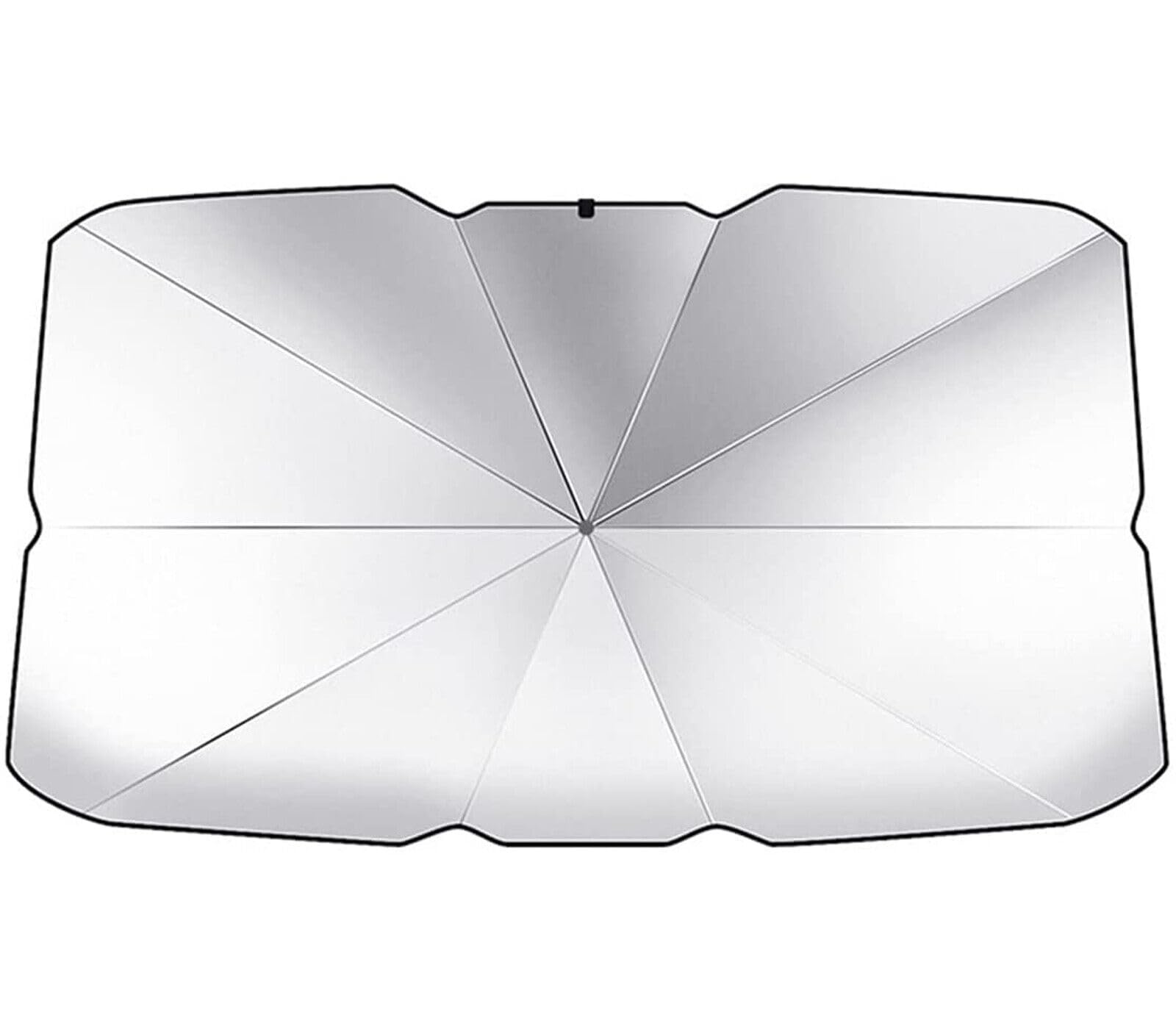 Ombrello Parasole Pieghevole per Parabrezza Auto Schermo Interno Anti UV per Automobile Copriparabrezza Universale Proteggi Cruscotto dal Sole - 2