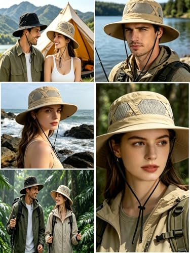 Sombrero de Hombre para Sol con Ala Ancha miniatura 7
