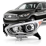 AKKON - Fits 2013 Infiniti Jx35 / 2014-2015 QX60 OE HID Model Projector LED Headlights Left Driver Side Assembly
