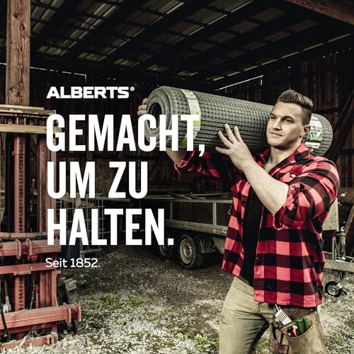 Alberts 614225 Sechseckgeflecht | verschiedene Längen und Höhen - wahlweise in verschiedenen Farben | grün | Maschung 25 mm | Höhe 50 cm | Länge 10 m