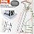 INTSUPERMAI Attic Ceiling Ladder Black Retractable Attic Folding Extension Ladder Loft Stairs Max 10ft Ceiling Mounted Load Capacity 600 Pounds Attic Stairs Pull Down from Ceiling (31.5 x 35.4 inch)