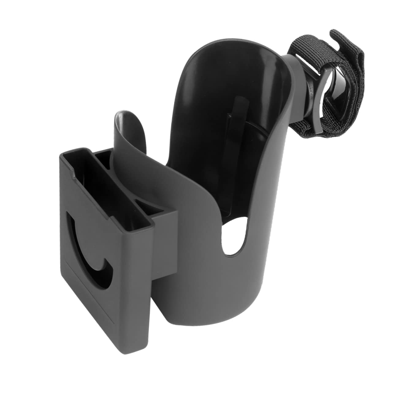 BESPORTBLE Trolley Bottle Shelf Mobile Phone Rack Black Stroller Cup for Feeding Bottles and Water Bottles Easy Installation Lightweight Design Cart Accessory