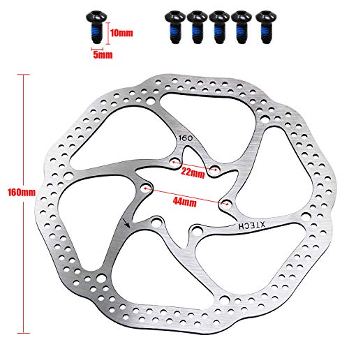HSEAMALL 160mm Bici Freno Disco Centrale Blocco