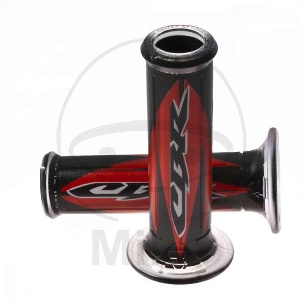 Manopole manubrio moto Hon Cbr nero/rosso (paio)