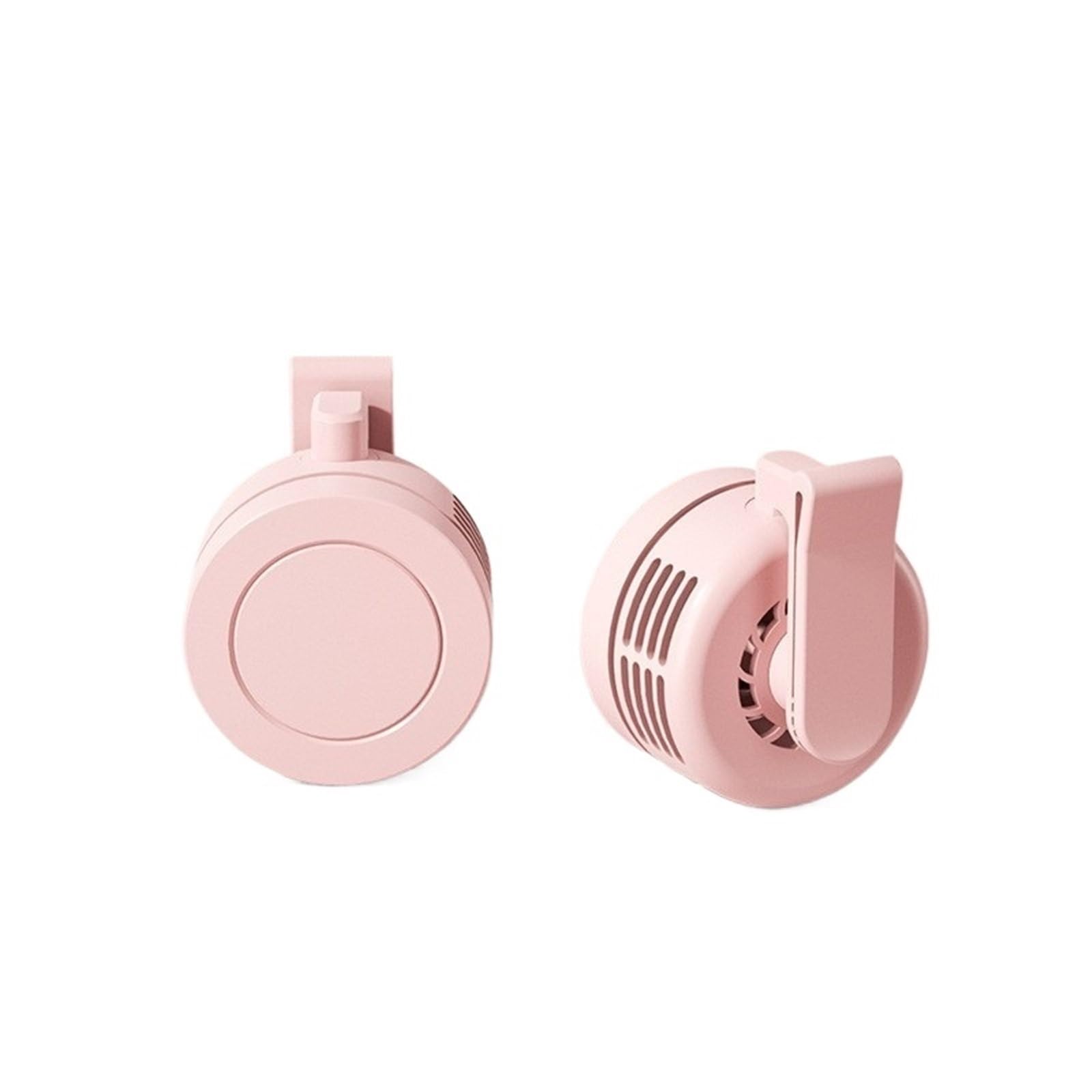 Refroidisseur de cou portable sans lame rose pour soulager les bouffées de chaleur en voyage